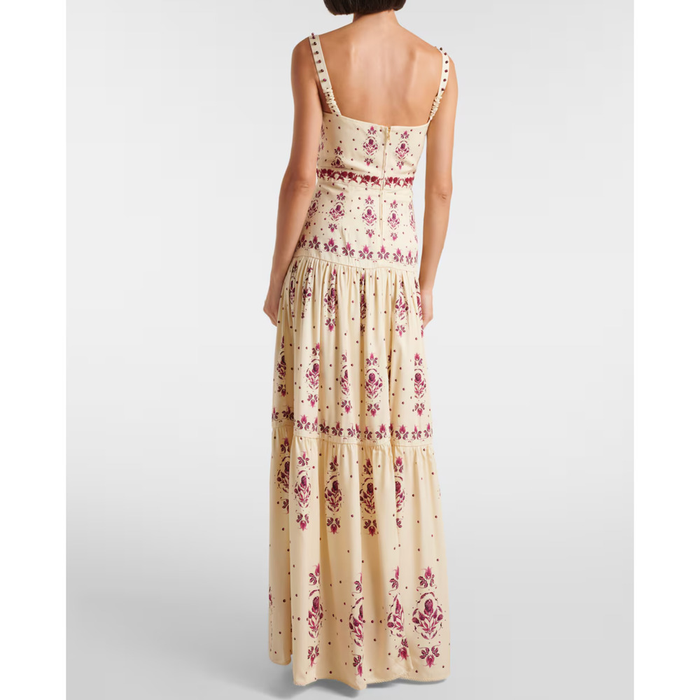 Sold Agua by Agua Bendita Lima Relato Maxi Dress Small - Picture 2 of 10